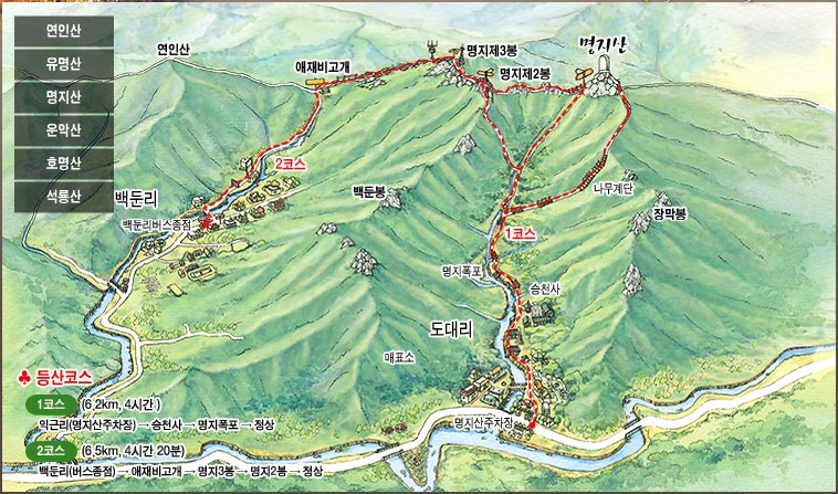 명지산 주유소 이미지