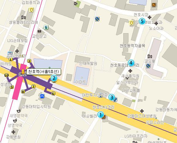 천호 현대주유소 이미지